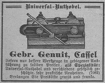 Gebr. Genuit, Anzeige (1909)