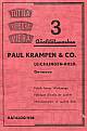 Katalog Paul Krampen, 1938